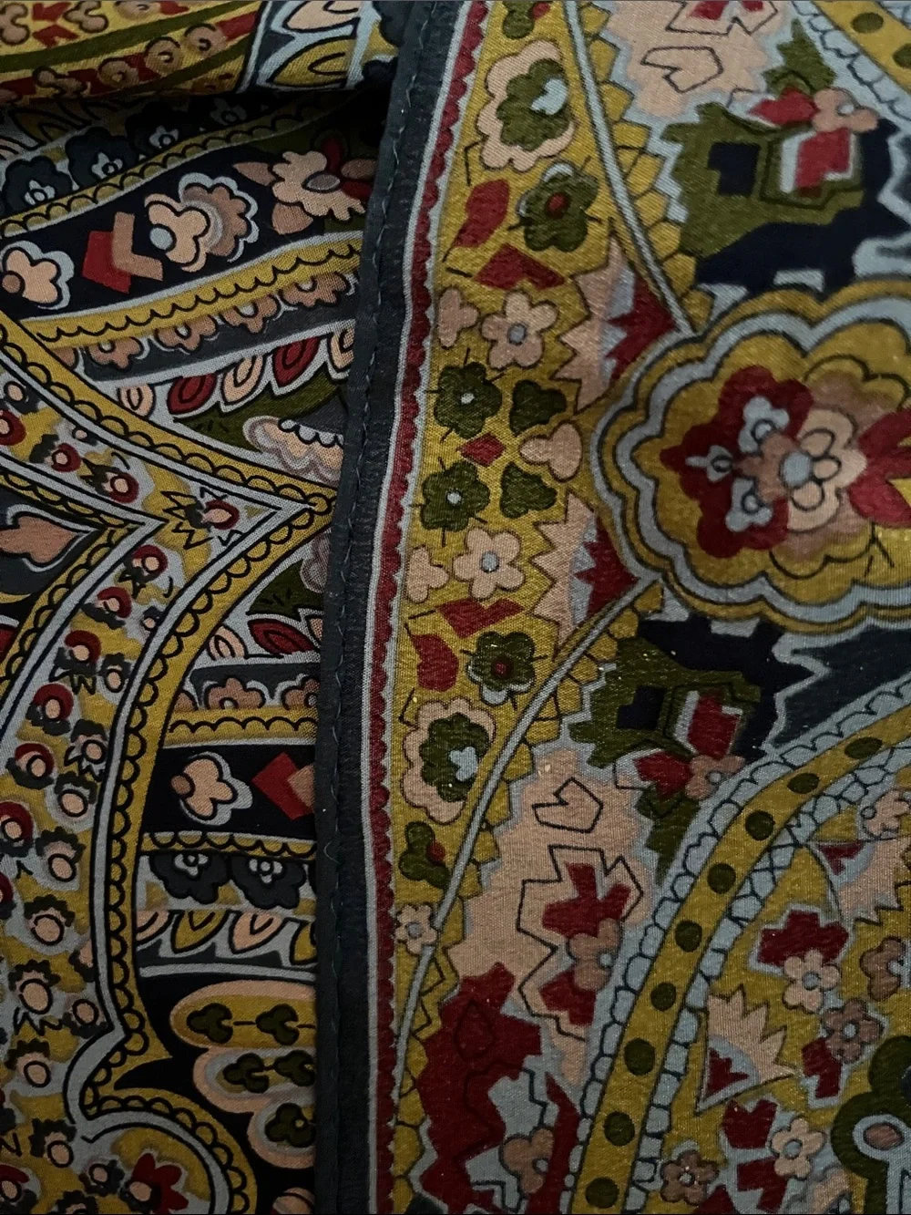 Blue Paisley Scarf